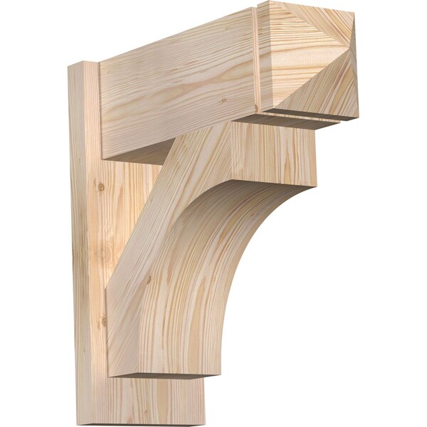 Ekena Millwork Westlake Smooth Arts and Crafts Outlooker, Douglas Fir, 7 1/2"W x 20"D x 20"H OUT08X20X20WTL03SDF - main